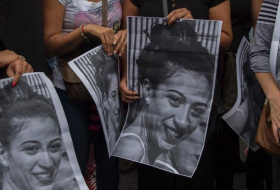 Uruguayos marchan para condenar violencia contra mujeres
